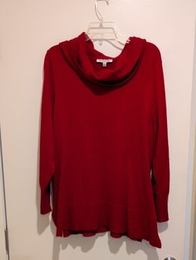 NorthStyle Crimson Cowl Neck Sweater